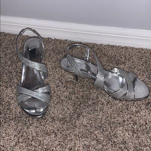 Silver heels